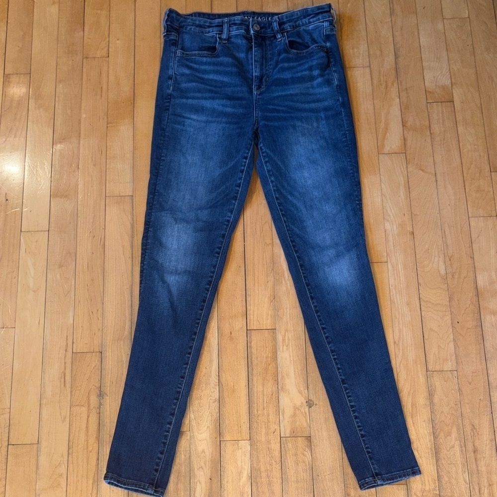 American Eagle Outfitters Dark Blue Skinny Jeans